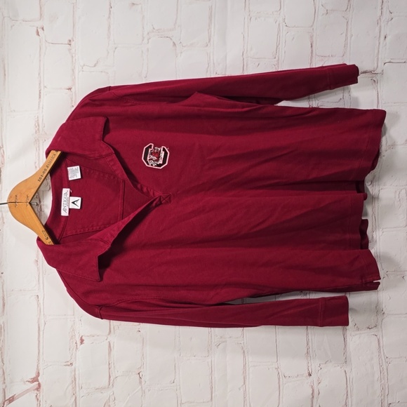 Antigua Tops - Antigua Womens University South Carolina Gamecocks NCAA Embroidered Logo Size XL
